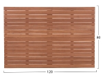 ΕΠΙΦΑΝΕΙΑ ΤΡΑΠΕΖΙΟΥ ΟΡΘΟΓΩΝΙΑ HM18138 ΞΥΛΟ TEAK--ΦΥΣΙΚΟ 120x80x4(πάχος)εκ.