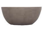 ΤΡΑΠΕΖΙ ΣΑΛΟΝΙΟΥ ΣΤΡΟΓΓΥΛΟ ALLAN HM18162.03 FIBER CEMENT ΣΕ ΓΚΡΙ--Φ92x49Υεκ.