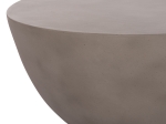 ΤΡΑΠΕΖΙ ΣΑΛΟΝΙΟΥ ΣΤΡΟΓΓΥΛΟ ALLAN HM18162.03 FIBER CEMENT ΣΕ ΓΚΡΙ--Φ92x49Υεκ.