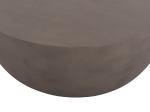 ΤΡΑΠΕΖΙ ΣΑΛΟΝΙΟΥ ΣΤΡΟΓΓΥΛΟ ALLAN HM18162.03 FIBER CEMENT ΣΕ ΓΚΡΙ--Φ92x49Υεκ.