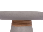 ΒΟΗΘΗΤΙΚΟ ΤΡΑΠΕΖΙ TRED HM18168.03 FIBER CEMENT ΓΚΡΙ-ΦΥΣΙΚΟ RATTAN--Φ49x30Υεκ.