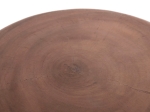 ΤΡΑΠΕΖΙ ΒΟΗΘΗΤΙΚΟ PUFFAT HM18172.03 FIBER CEMENT ΓΚΡΙ- ΞΥΛΟ TEAK TOP Φ45x46Υεκ.