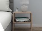 ΚΟΜΟΔΙΝΟ JAKE HM18182.03 ΜΕΛΑΜΙΝΗ ΣΕ ΣΟΝΑΜΑ 48x35x49Υεκ.