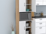 ΕΠΙΠΛΟ ΚΟΥΖΙΝΑΣ/ΝΤΟΥΛΑΠΙ RAD HM18196.03 ΜΕΛΑΜΙΝΗ ΣΟΝΑΜΑ-ΛΕΥΚΟ 56x32x165Υεκ.