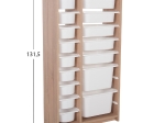 ΣΥΡΤΑΡΙΕΡΑ SANI HM18204.03 ΜΕΛΑΜΙΝΗ SONAMA-16 ΛΕΥΚΑ ΣΥΡΤΑΡΙΑ P.E. 69x30x131,5Υεκ