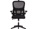 ΚΑΡΕΚΛΑ ΓΡΑΦΕΙΟΥ BASTON HM18236.01 ΜΑΥΡΟ MESH & PP ΣΚΕΛΕΤΟΣ 64x60x117-127Υεκ.