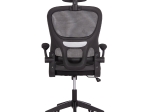ΚΑΡΕΚΛΑ ΓΡΑΦΕΙΟΥ BASTON HM18236.01 ΜΑΥΡΟ MESH & PP ΣΚΕΛΕΤΟΣ 64x60x117-127Υεκ.