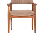 ΠΟΛΥΘΡΟΝΑ JAMES HM18259 TEAK WOOD ΜΕ ΣΑΜΠΑΝΙ ΥΦΑΣΜΑ 57x52x76Υεκ.