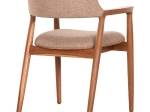 ΠΟΛΥΘΡΟΝΑ JAMES HM18259 TEAK WOOD ΜΕ ΣΑΜΠΑΝΙ ΥΦΑΣΜΑ 57x52x76Υεκ.