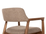 ΠΟΛΥΘΡΟΝΑ JAMES HM18259 TEAK WOOD ΜΕ ΣΑΜΠΑΝΙ ΥΦΑΣΜΑ 57x52x76Υεκ.