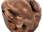 ΒΟΗΘΗΤΙΚΟ ΤΡΑΠΕΖΙ LOGGY HM18295 ΞΥΛΟ TEAK--ΦΥΣΙΚΟ 50x50x50Υεκ.