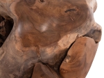 ΒΟΗΘΗΤΙΚΟ ΤΡΑΠΕΖΙ LOGGY HM18295 ΞΥΛΟ TEAK--ΦΥΣΙΚΟ 50x50x50Υεκ.