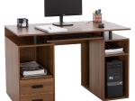 ΓΡΑΦΕΙΟ ΜΕΛΑΜΙΝΗΣ STATUS HM2026.03 WALNUT 120Χ55Χ76 εκ.