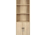 ΒΙΒΛΙΟΘΗΚΗ ΜΕΛΑΜΙΝΗΣ ENSLEY HM2027.03 SONAMA ΜΕ ΧΕΡΟΥΛΙ 60x30x180εκ