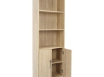 ΒΙΒΛΙΟΘΗΚΗ ΜΕΛΑΜΙΝΗΣ ENSLEY HM2027.03 SONAMA ΜΕ ΧΕΡΟΥΛΙ 60x30x180εκ