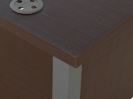 ΓΡΑΦΕΙΟ ΕΠΑΓΓΕΛΜΑΤΙΚΟ VANCE HM2043.12L WENGE ΑΡΙΣΤΕΡΗ ΓΩΝΙΑ 160X120X75Υ εκ.