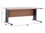ΓΡΑΦΕΙΟ ΕΠΑΓΓΕΛΜΑΤΙΚΟ VALDEN HM2046.01 ΟΞΙΑ 180X80X75