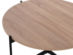 ΣΕΤ 2ΤΜΧ ΤΡΑΠΕΖΙΑ ΣΑΛΟΝΙΟΥ RONDA HM21089.02 MDF ΣΟΝΑΜΑ Φ80εκ & Φ50εκ