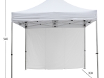 GAZEBO ΕΠΑΓΓΕΛΜΑΤΙΚΟ ΒΑΡΕΩΣ ΤΥΠΟΥ CRESSEN HM21097 ΠΤΥΣΣΟΜΕΝΟ ΑΛΟΥΜΙΝΙΟΥ 3x3x3,4Yμ