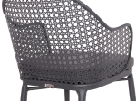 ΣΕΤ LOUNGE 3TMX ΕΞ.ΧΩΡΟΥ OREGO HM21107.01 ΑΛΟΥΜΙΝΙΟ & ΜΕΤΑΛΛΟ ΣΕ ΣΚΟΥΡΟ ΓΚΡΙ
