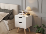 ΚΟΜΟΔΙΝΟ DINKL HM2472.03 ΜΕΛΑΜΙΝΗ-2 ΣΥΡΤΑΡΙΑ ΛΕΥΚΟ 29,7x29,7x45Υεκ