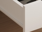 ΚΟΜΟΔΙΝΟ DINKL HM2472.04 ΜΕΛΑΜΙΝΗ- 2 ΣΥΡΤΑΡΙΑ ΣΟΝΑΜΑ-ΛΕΥΚΟ 29,7x29,7x45Υεκ