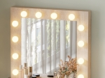 ΤΟΥΑΛΕΤΑ ΜΕ ΦΩΤΙΣΜΟ LED & ΣΥΡΤΑΡΙΑ BEYON HM2500.01 ΜΕΛΑΜΙΝΗ ΣΕ SONAMA 112.5x40.5x140Υεκ.