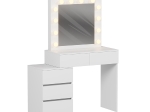 ΤΟΥΑΛΕΤΑ ΜΕ ΦΩΤΙΣΜΟ LED & ΣΥΡΤΑΡΙΑ BEYON HM2500.03 ΜΕΛΑΜΙΝΗ ΣΕ ΛΕΥΚΟ 80x40x140Υεκ.
