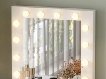 ΤΟΥΑΛΕΤΑ ΜΕ ΦΩΤΙΣΜΟ LED & ΣΥΡΤΑΡΙΑ BEYON HM2500.03 ΜΕΛΑΜΙΝΗ ΣΕ ΛΕΥΚΟ 80x40x140Υεκ.