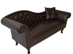 ΑΝΑΚΛΙΝΔΡΟ T.CHESTERFIELD NIOVI HM3007.01 PU ΣΚ.ΚΑΦΕ-ΜΑΥΡΑ ΠΟΔΙΑ 190x61x84Yεκ.