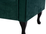 ΑΝΑΚΛΙΝΔΡΟ T.CHESTERFIELD NIOVI HM3008.03 ΚΥΠΑΡΙΣΣΙ ΒΕΛΟΥΔΟ-ΜΑΥΡΑ ΠΟΔΙΑ 187x61x82Υ
