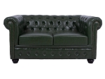 ΚΑΝΑΠΕΣ 2ΘΕΣΙΟΣ T.CHESTERFIELD HM3010.08 ΤΕΧΝΟΔΕΡΜΑ ΚΥΠΑΡΙΣΣΙ 150x90x72 εκ.