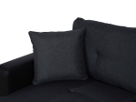 ΚΑΝΑΠΕΣ ΓΩΝΙΑ ΚΡΕΒΑΤΙ WAYNE 220x146x86Υεκ.HM3028.01 ΓΚΡΙ ΜΕ ΜΑΥΡΟ PU