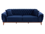 ΚΑΝΑΠΕΣ ΚΡΕΒΑΤΙ BENNINGTON ΤΡΙΘΕΣΙΟΣ ΜΠΛΕ HM3249.18 240x95x80 εκ.