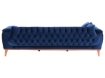 ΚΑΝΑΠΕΣ ΚΡΕΒΑΤΙ BENNINGTON ΤΡΙΘΕΣΙΟΣ ΜΠΛΕ HM3249.18 240x95x80 εκ.