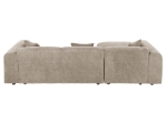 ΚΑΝΑΠΕΣ ΓΩΝΙΑ (ΑΡΙΣΤΕΡΗ) BRICKEN HM3275.01L ΜΠΕΖ ΥΦΑΣΜΑ 110-282x98-160x72Υεκ.