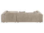ΚΑΝΑΠΕΣ ΓΩΝΙΑ BRICKEN HM3275.01R ΜΠΕΖ ΥΦΑΣΜΑ 110-282x98-160x72Υεκ.