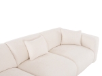 ΚΑΝΑΠΕΣ ΓΩΝΙΑ (ΑΡΙΣΤΕΡΗ) BRICKEN HM3275.02L ΛΕΥΚΟ ΥΦΑΣΜΑ 110-282x98-160x72Υεκ.