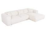 ΚΑΝΑΠΕΣ ΓΩΝΙΑ BRICKEN HM3275.02R ΛΕΥΚΟ ΥΦΑΣΜΑ 110-282x98-160x72Υεκ.