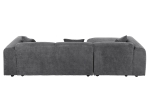 ΚΑΝΑΠΕΣ ΓΩΝΙΑ (ΑΡΙΣΤΕΡΗ) BRICKEN HM3275.04L ΑΝΘΡΑΚΙ ΥΦΑΣΜΑ 110-282x98-160x72Υεκ.