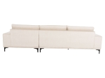 ΚΑΝΑΠΕΣ ΓΩΝΙΑ (ΔΕΞΙΑ) NOA HM3278.01R ΕΚΡΟΥ ΥΦΑΣΜΑ 288x90-157x67-80Υεκ.