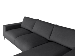 ΚΑΝΑΠΕΣ ΓΩΝΙΑ (ΔΕΞΙΑ) NOA HM3278.02R ΑΝΘΡΑΚΙ ΥΦΑΣΜΑ 288x90-157x67-80Υεκ.