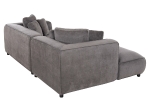 ΚΑΝΑΠΕΣ ΓΩΝΙΑ (ΑΡΙΣΤΕΡΗ) 3-ΘΕΣΙΟΣ GRACE HM3280.03L ΓΚΡΙ ΥΦΑΣΜΑ 252x160x70-90Υεκ