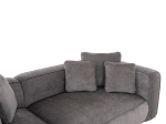 ΚΑΝΑΠΕΣ ΓΩΝΙΑ (ΑΡΙΣΤΕΡΗ) 3-ΘΕΣΙΟΣ GRACE HM3280.03L ΓΚΡΙ ΥΦΑΣΜΑ 252x160x70-90Υεκ