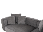 ΚΑΝΑΠΕΣ ΓΩΝΙΑ 3-ΘΕΣΙΟΣ GRACE HM3280.03R ΓΚΡΙ ΥΦΑΣΜΑ 252x105-160x70-90Υεκ.
