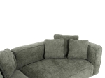ΚΑΝΑΠΕΣ ΓΩΝΙΑ (ΑΡΙΣΤΕΡΗ) 3-ΘΕΣΙΟΣ GRACE HM3280.05L ΠΡΑΣΙΝΟ ΥΦΑΣΜΑ 252x160x70-90Υεκ