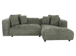 ΚΑΝΑΠΕΣ ΓΩΝΙΑ 3-ΘΕΣΙΟΣ GRACE HM3280.05R ΠΡΑΣΙΝΟ ΥΦΑΣΜΑ 252x105-160x70-90Υεκ.