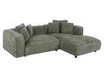 ΚΑΝΑΠΕΣ ΓΩΝΙΑ 3-ΘΕΣΙΟΣ GRACE HM3280.05R ΠΡΑΣΙΝΟ ΥΦΑΣΜΑ 252x105-160x70-90Υεκ.