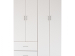 ΝΤΟΥΛΑΠΑ 4ΦΥΛΛΗ ME 2 ΣΥΡΤΑΡΙΑ BLAKELY HM339.06 SONAMA ΛΕΥΚΗ 120Χ42,5Χ180,5 εκ.
