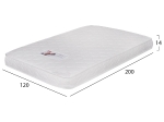 ΣΤΡΩΜΑ ΜΕ FOAM ΧΩΡΙΣ ΕΛΑΤΗΡΙΑ JORDY 120X200x15Y-- HM374.08  (ROLL PACKING) ΛΕΥΚΟ